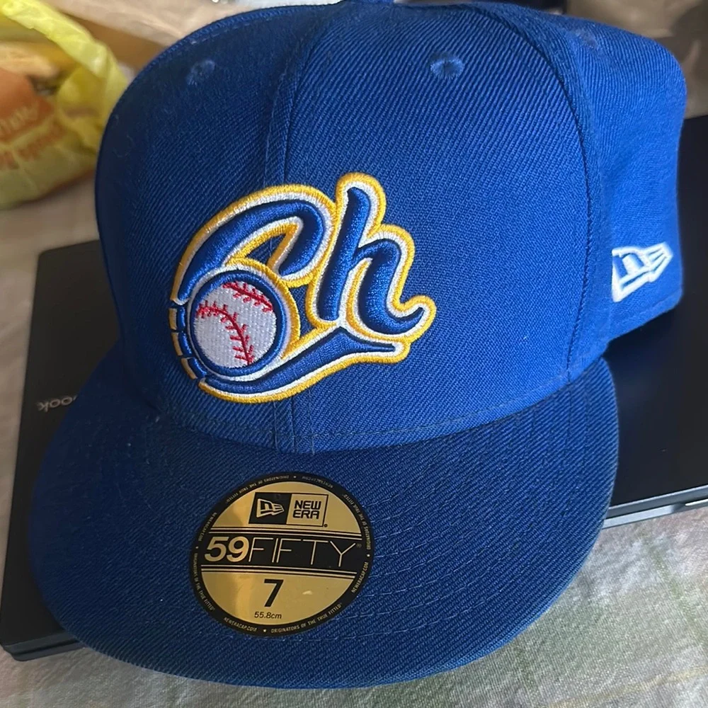 New Era Royal Blue Baseball Cap with Yellow Embroidery (charros Jalisco)